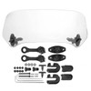 Adjustable Windscreen Air Deflector, Universal Motorcycle Modified Windscreen Spoiler Air