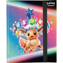 Pokémon - Trading Card Game Folder Collection Crimson & Purple - Prismatic Developments (Folder with 378 Card Slots & 5 Booster Packs)
