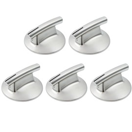 Upgraded WP7737P245-60 74007918 Stove Knobs Replacement Parts for Jennair Maytag Electric Cooktop Burner Control Knobs JEC8430ADB JEC8430ADS Jenn air Kitchenaid Gas Downdraft Range Oven Fan Knob 5Pcs