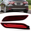 BINQIGOO Full LED Rear Bumper Reflector Lights Compatible with 2018-2023