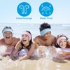 Lunmon 2 Pairs Swimming Headbands Adjustable Water Headbands for Adults