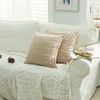 YunJeude Cushion Cover Chenille Fabric Geometric Pattern Monogram Pattern Stylish