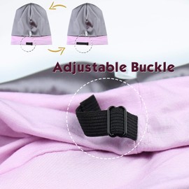 Ladies Sleeping Cap for Frizzy Hair Night Beanie Hats Public Headwear for Long Tail Hair