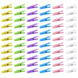 60PCS Party Favors, 60 Baby Shower Clothespin Games, 1.4 Inch Mini Clothes Pins for Party Decorations(Multicolor)