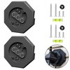 Yqwwda 2 Pack Vinyl Siding Light Mounting Block, 1/2 Inch
