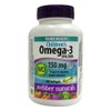 Webber Naturals Omega-3 Kids Softgel Capsules, Natural Orange, 120 Count