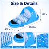 2pcs Shower Foot Scrubber for Bath - Silicone Foot Cleaner