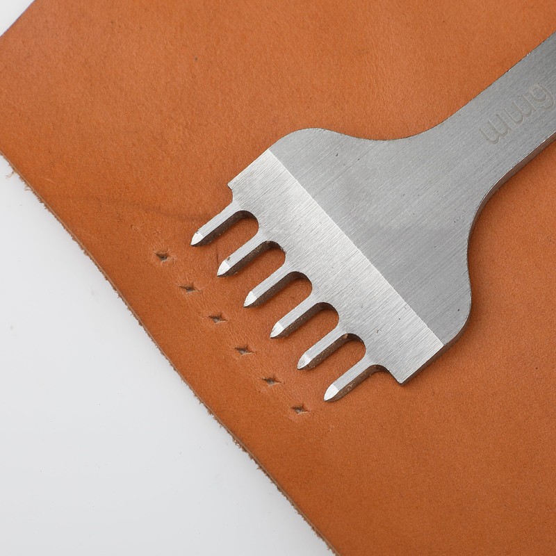 UNCO- Leather Stitching Punch, 4 Pack, 4 mm, 1/2/4/6 Prong,