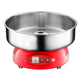 Partyhut Compact Commercial Cotton Candy Machine Party Candy Floss Maker Red
