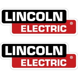 LINCOLN (2) ELECTRIC DECALS 3X8.5 REPLACEMENT WELDER STICKERS p67 Free Tracking
