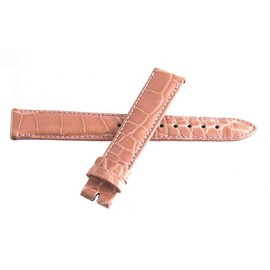 Locman Women's 16mm Pink Alligator Leather Watch Band Strap