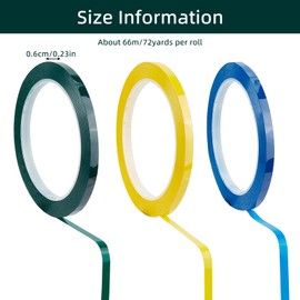 NICENEEDED 3 Rolle Feinlinienband Dünne Mittelklebrige Nadelstreifen Abdeckbänder Für Die Automobilindustrie Selbstklebendes Whiteboard Grafikband In Breite Für DIY Autolackierung