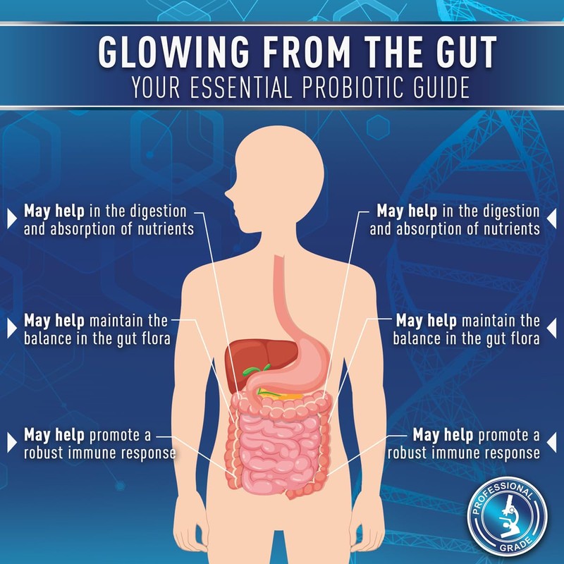 Purely Optimal Premium Probiotics 60 Billion CFU w/Organic Prebiotics &