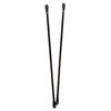 39.4"/100cm Garden Swing Replacement Bars, Black Metal Round Rods for
