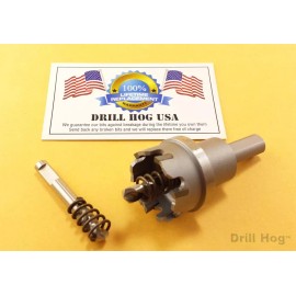 Drill Hog Pilot Bit and Spring for Carbide Tipped Hole Cutter TcT Pilot Drill Center