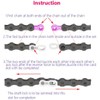 Hyamass 4 Pairs Bicycle Missing Link 9 Speed Chain Reusable