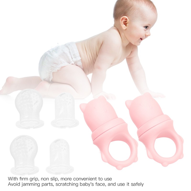 Baby Fruit Food Feeder Pacifiers Food Grade BPA Free Silicone