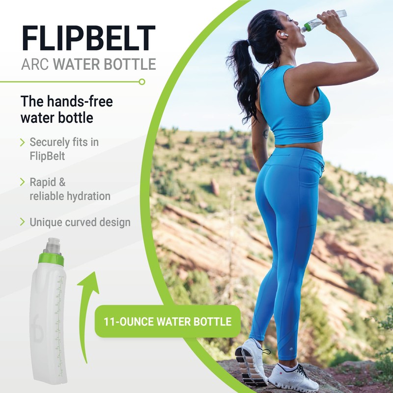 FlipBelt Running Bottle FlipBelt Arc Water Bottle FBAWB11