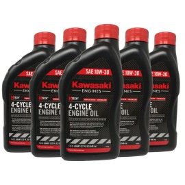 Kawasaki SAE 10W-30 4-Cycle Motor Oil 5 QUARTS 99969-6081 5 PACK