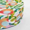 minimynimo Round 40 Nordic Floor Cushion Cover Orange Brown (Drop