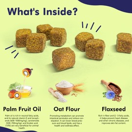 AHALEA 120 ct. Probiotics for Dogs- Dog Probiotics for Digestive Health, Support Gut Health, Diarrhea, Digestive Health & Seasonal Allergies, 264 Gram 2 Billion CFUs