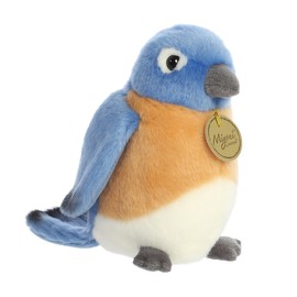 Aurora® Realistic Miyoni® Bluebird Stuffed Animal - Lifelike Details Make a Cherished Companion - Perfect for Decorating Bedrooms or Classrooms - 7 Inches