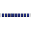 World of Football Bar Scarf Blue/White/Yellow/White