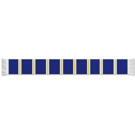 World of Football Bar Scarf Blue/White/Yellow/White