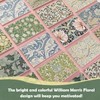 GreenPine 24 Pcs Mini William Morris Floral Notebooks, Mini Notebook
