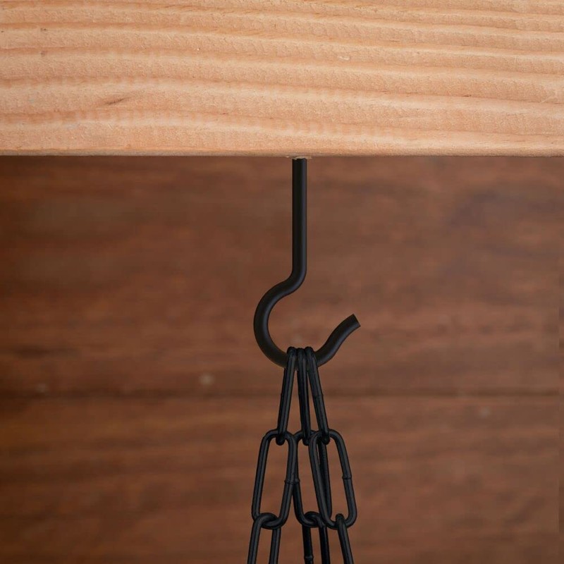 National Hardware N820-107 Ceiling Hooks, 0, 4-15/16", Storm Shine Finish