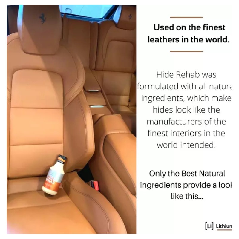LITHIUM HIDE REHAB - LEATHER CONDITIONER
