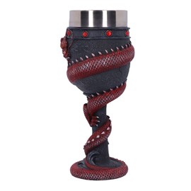 Nemesis Now Dragon Coil Goblet, Red, 20 cm