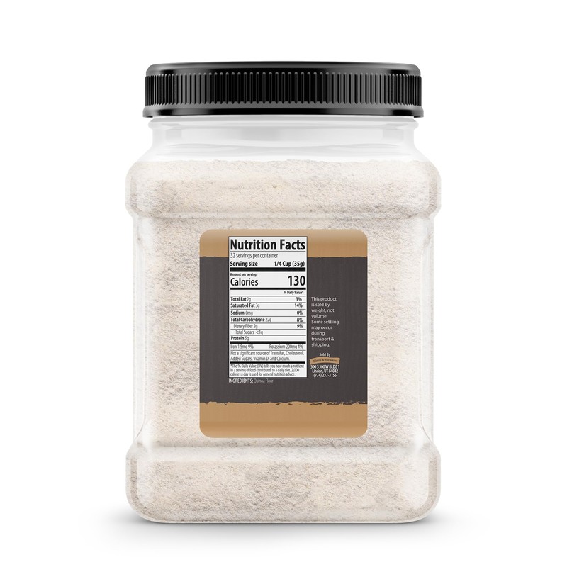 Birch & Meadow Quinoa Flour, 2.5 lb, Nutritional, Gluten-Free Flour