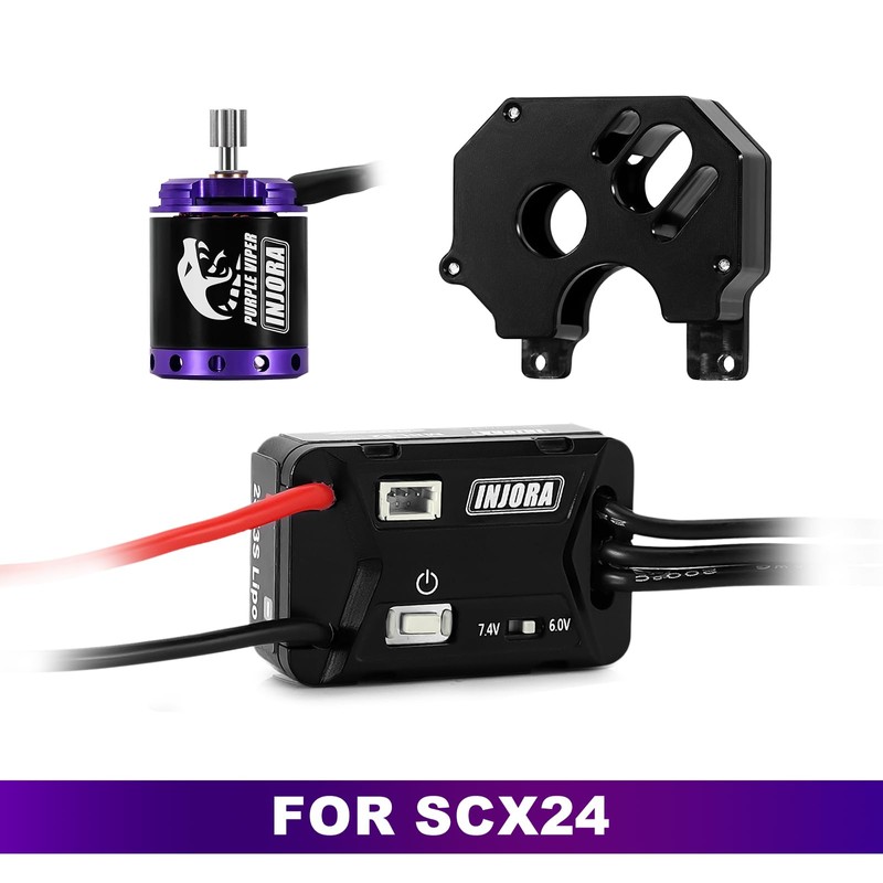 INJORA MBL32 G2 Waterproof Brushless ESC & 1721 Purple Viper
