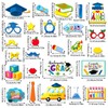 Qpout 26pcs Kindergarten Photo Booth Props,Funny Preschool Graduation Selfie Props