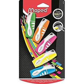Maped Fluo' Peps Pocket Highlighter Pen 742728 Set of 5