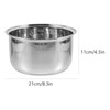 Ciieeo Rice Cooker Inner Pot 3L Stainless Steel Interior Cooking