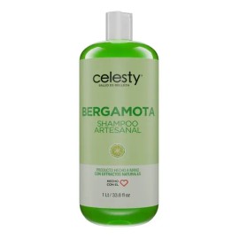 Caja 12 Shampoo Extracto De Bergamota Celesty 1lt                                                                                                     