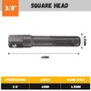 Glomora 1/2" to SDS Adapter, 1/4" Hex Socket Adaptor 1/4"