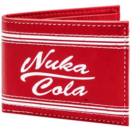 Bethesda Fallout Ice Cold Nuka-Cola Zap That Thirst! Wallet Bi-Fold ID & Card Holder, Red