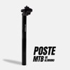 ALTREGO Poste Bicicleta De Asiento 25.4x300mm MTB Incluye Broche