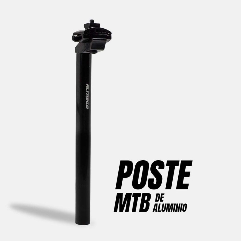 ALTREGO Poste Bicicleta De Asiento 25.4x300mm MTB Incluye Broche