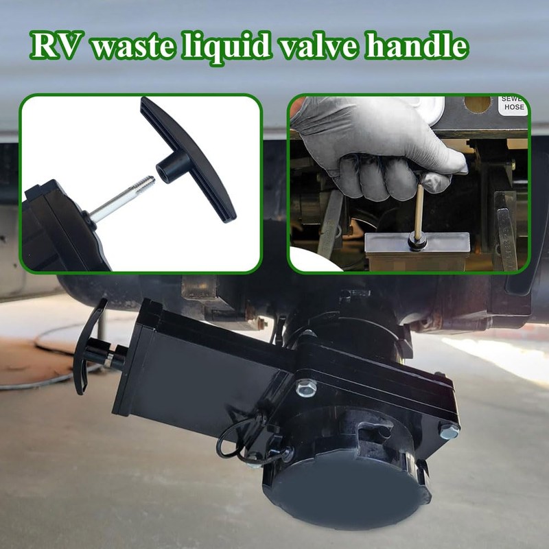 HABNVUON 2PCS RV Waste Water Valve Handles, Water Tank Handles
