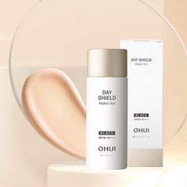 Ohui Sun Cream Day Shield Perfect Sun Black 80ml Large Capacity/Dark Skin Base / 오휘 선크림 데이쉴드 퍼펙트 선블랙 80ml 대용량/ 검게타는피부 베이스