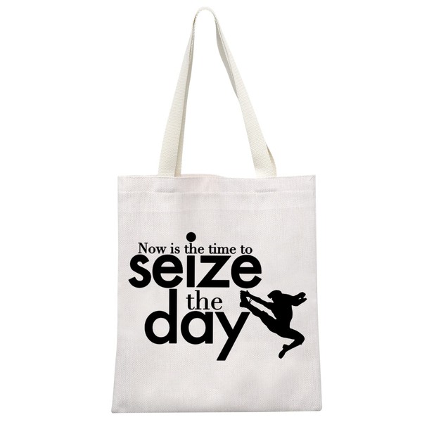 Newsies Inspired Now is The Time to Seize The Day Musical Theatre Makeup Cosmetic Bag Newsies Gift Broadway Music Gift, Seize The Day Tote Bag Eu