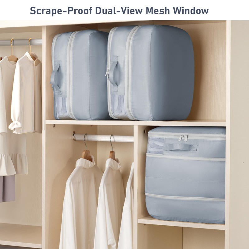 DIMJ Compression Storage Bags 6 Pack - Blanket Storage Bags