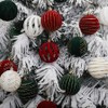 Shatterproof Christmas Ornaments Set – 6/12pcs Velvet Christmas Tree Hanging