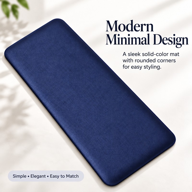 Flannel Non-Slip Floor Mat for Kitchen & Bathroom – Soft,