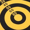 15in Magnetic Dart Board with 6 Dart Safety Magnet Doublesided