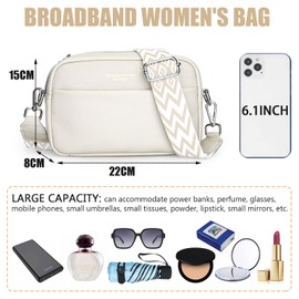 JSTHHTT Camera Bags for Wome, Stylish Crossbody Handbags & Shoulder Bags for Women, Ladies Camera Bag with Crossbody Design, Perfect Cross Body Bag Women's Accessory, Cross Body Bags for Women